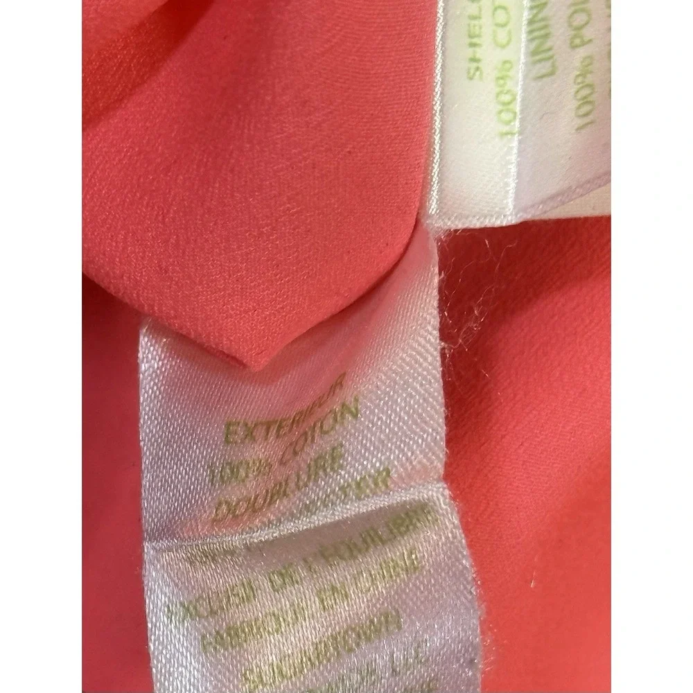 Lilly Pulitzer Largo Shift Dress Women's Size 8 Sun Ray Gold Embroidered Zip - Picture 12 of 12